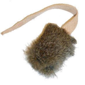 Belnning med kaninskind lille 8 cm